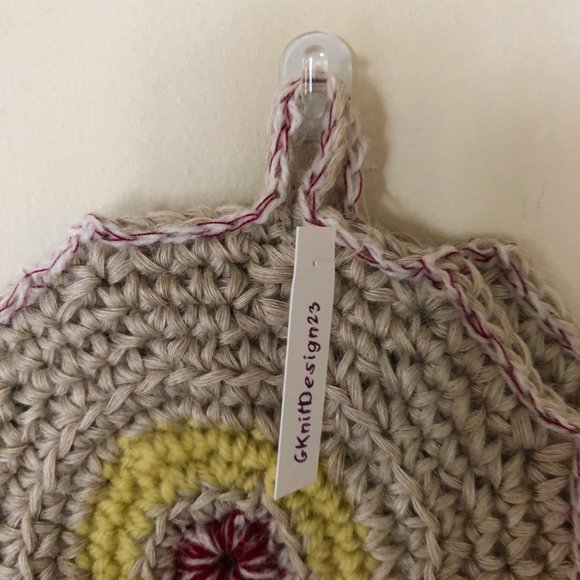 Crochet Pot Holders, Gifts Under 15, Farmhouse kitchen decor - Picture 5 of 11